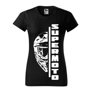 T-shirt donna SUPERMOTO nero