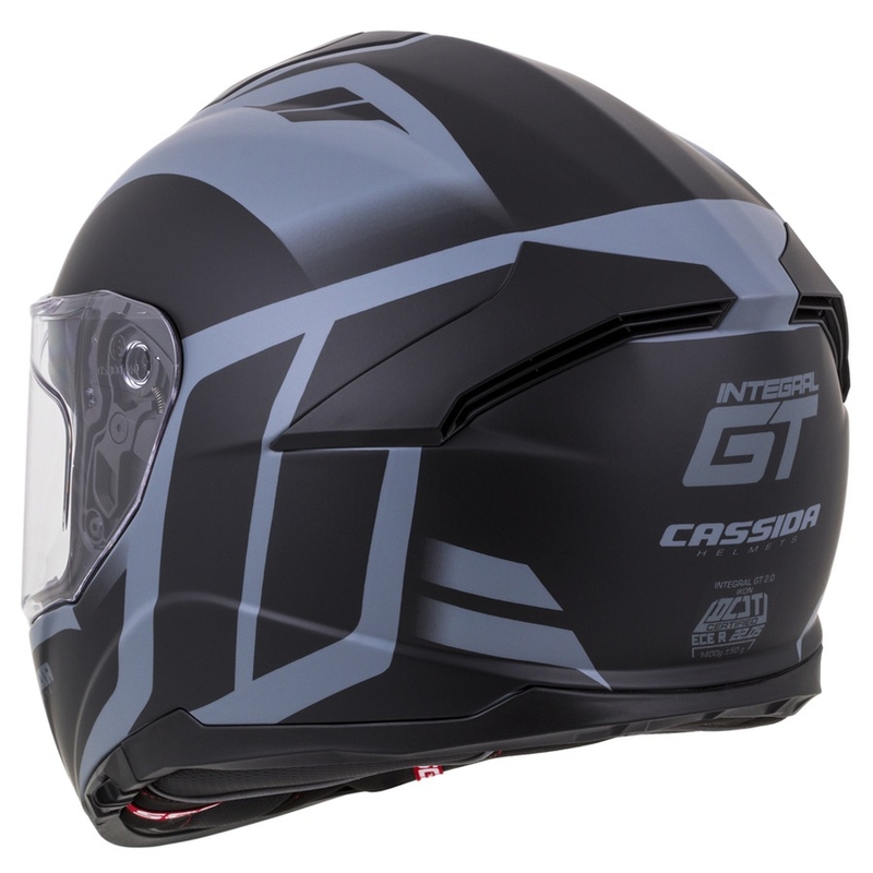 Casco integrale Cassida Integral GT 2.0 Ikon nero-grigio Saldi