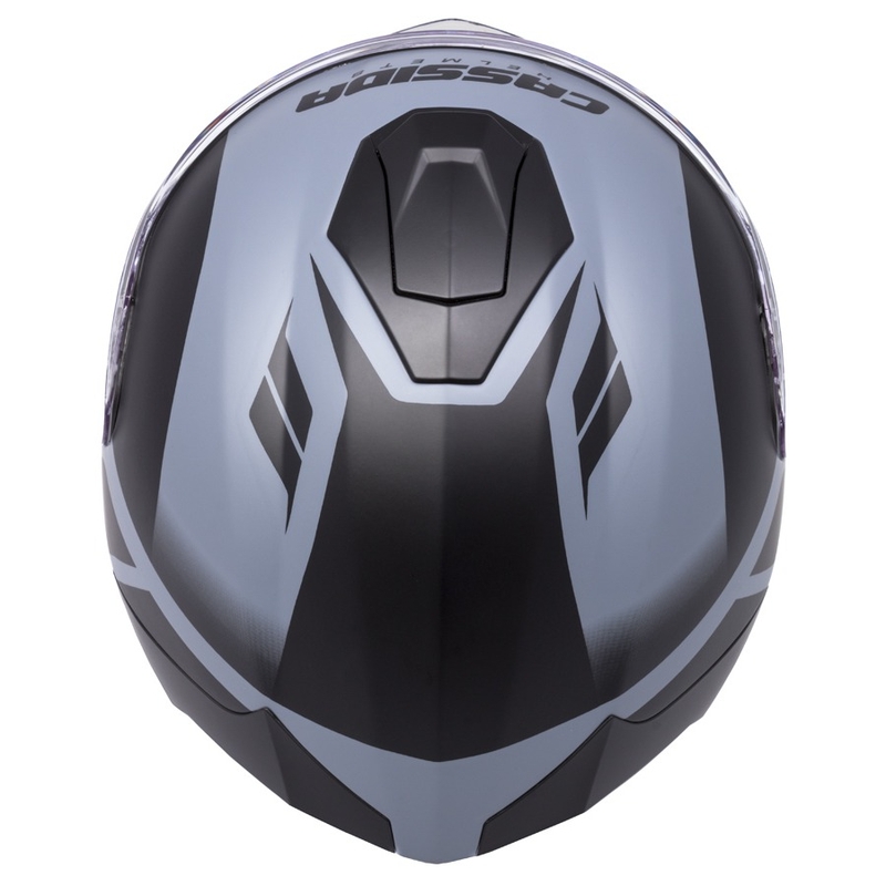 Casco integrale Cassida Integral GT 2.0 Ikon nero-grigio Saldi