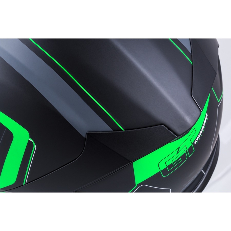 Casco integrale Cassida Integral GT 2.0 Reptyl nero-grigio-verde