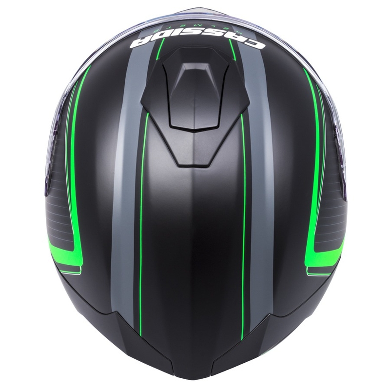 Casco integrale Cassida Integral GT 2.0 Reptyl nero-grigio-verde