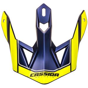 Visiera per casco Cassida Cross Pro II giallo fluo-blu