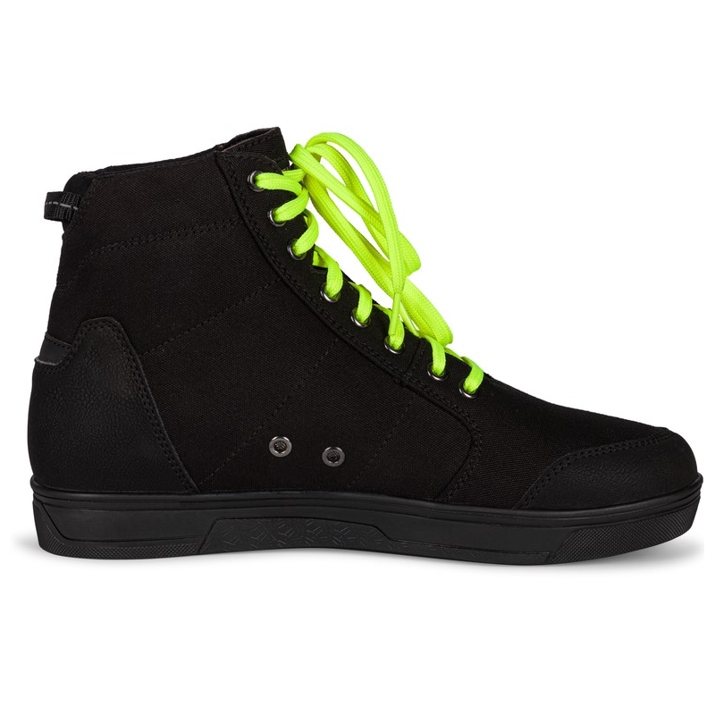 Stivali da moto Ozone Town nero-giallo fluo