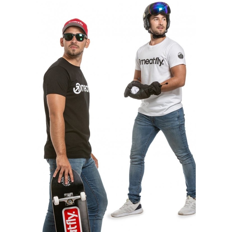 Triko Meatfly 25 Years Pack černé, bílé (2 ks)