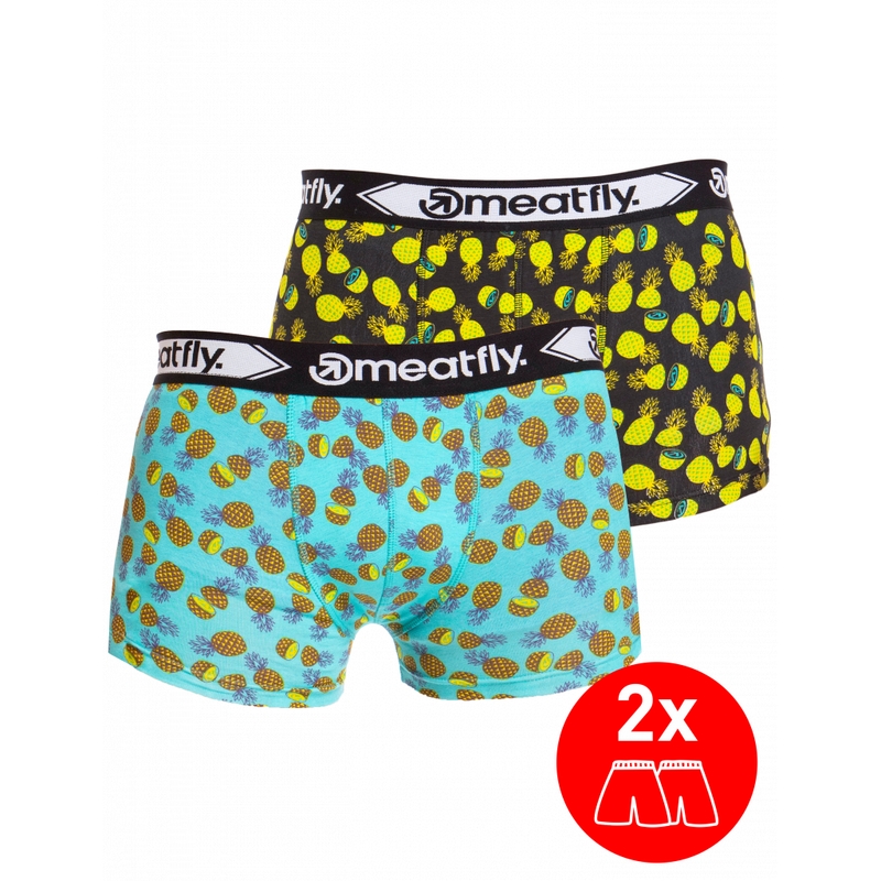 Meatfly Balboa Boxer doppio pacco - Ananas