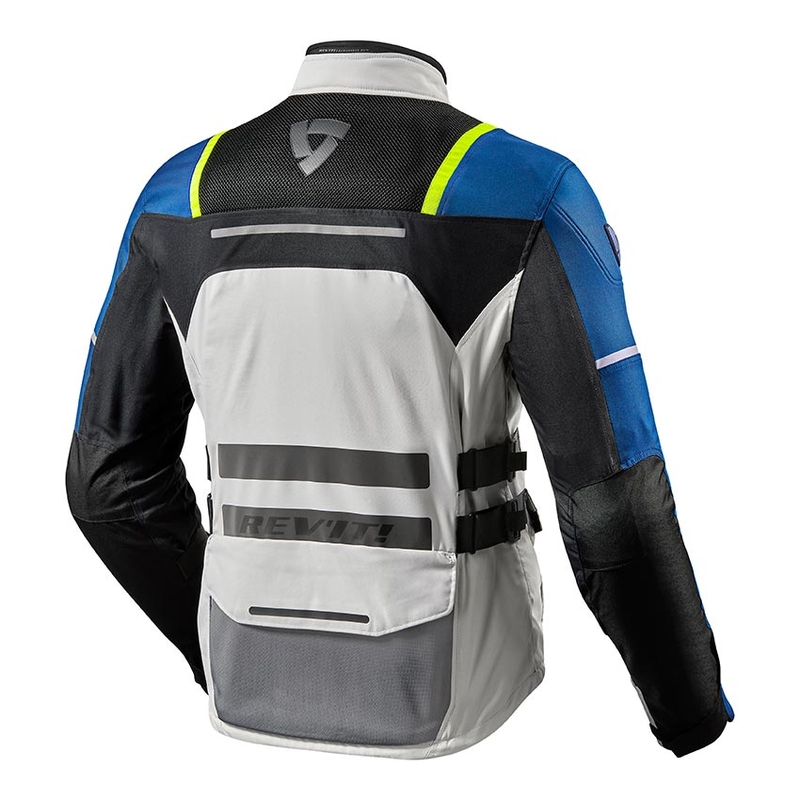 Giacca da moto Revit Offtrack blu argento Saldi