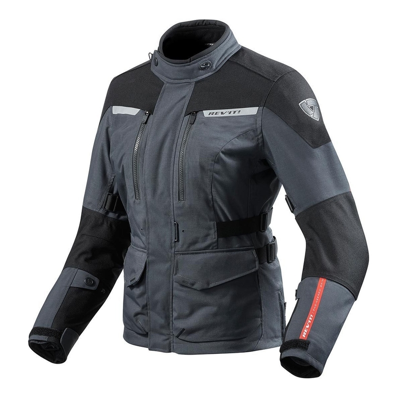 Giacca moto Revit Horizon 2 donna antracite/nero Saldi