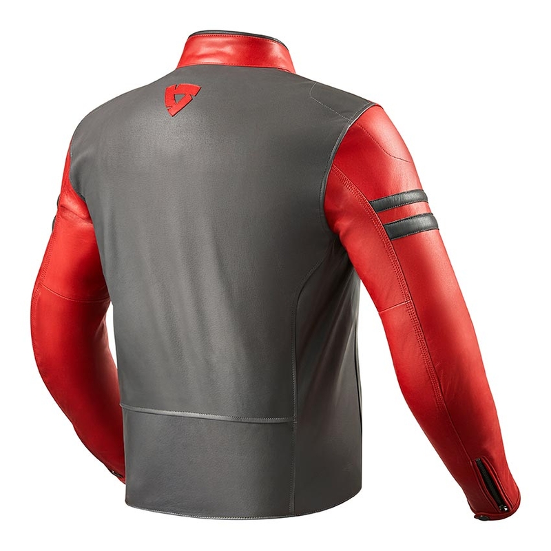Bunda na motorku Revit Prometheus červeno-šedá výprodej