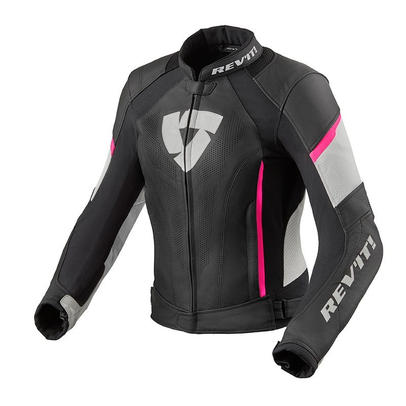 Giacca da moto Revit Xena 3 nero e rosa da donna Saldi