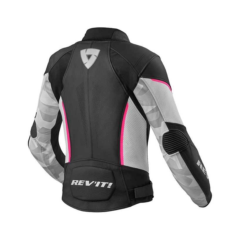 Giacca da moto Revit Xena 3 nero e rosa da donna Saldi