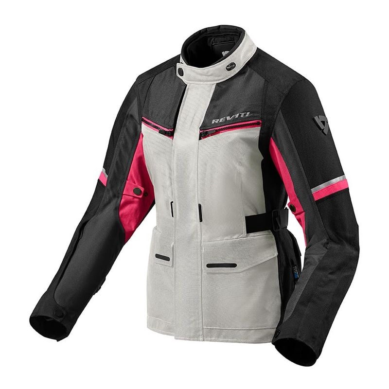 Giacca da moto Revit Outback 3 Donna Argento e Viola Saldi