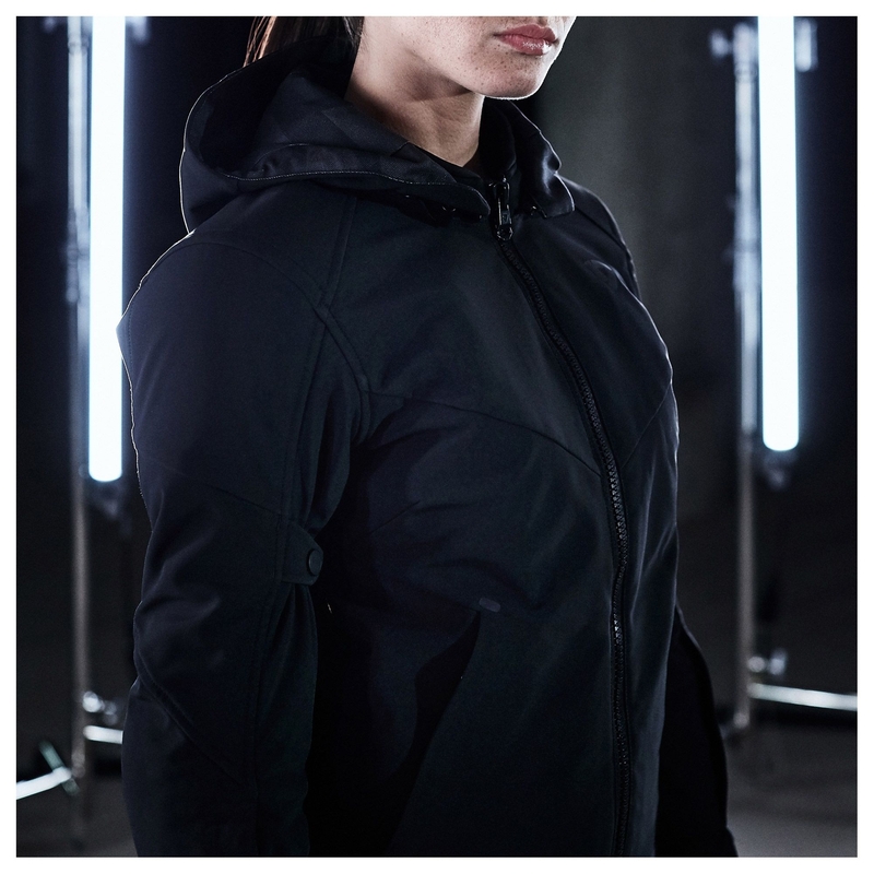 Giacca da moto Revit Afterburn H2O Donna Nero
