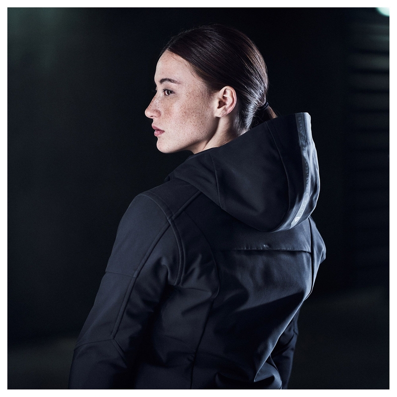 Giacca da moto Revit Afterburn H2O Donna Nero