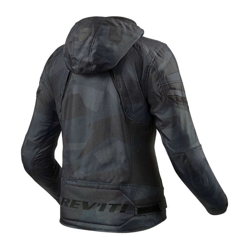 Giacca da moto Revit Flare 2 nero/grigio da donna