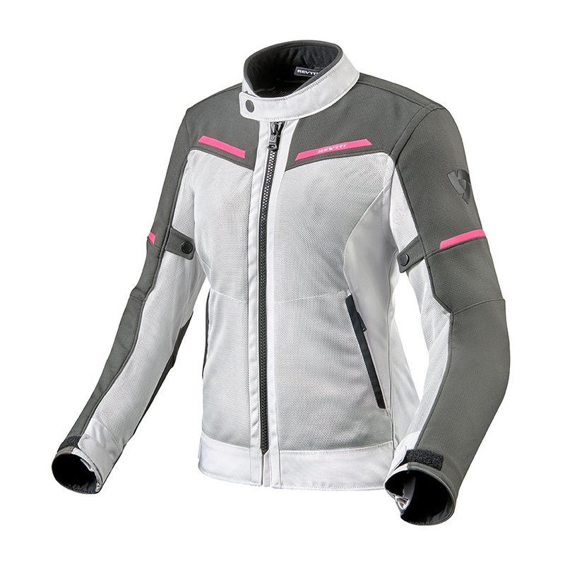 Giacca moto Revit Airwave 3 Donna Argento e Rosa Saldi