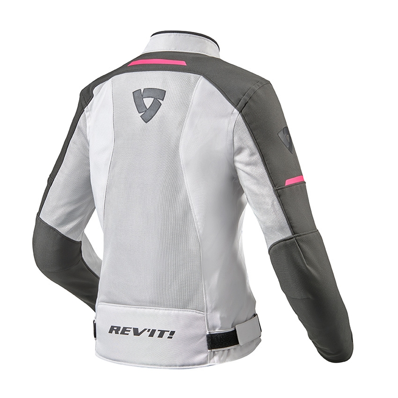 Giacca moto Revit Airwave 3 Donna Argento e Rosa Saldi