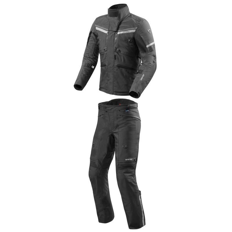 Tuta moto Revit Poseidon 2 GTX uomo nero Saldi