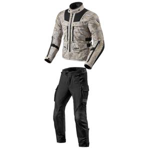 Tuta da moto Revit Offtrack da uomo, sabbia-nero Saldi