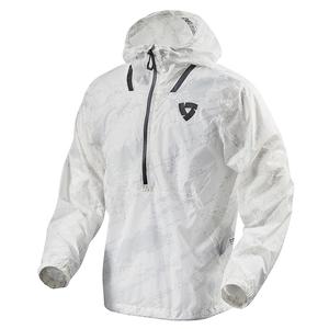 Revit Rain Smock Barrier Giacca da pioggia per moto Bianco