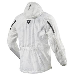 Revit Rain Smock Barrier Giacca da pioggia per moto Bianco
