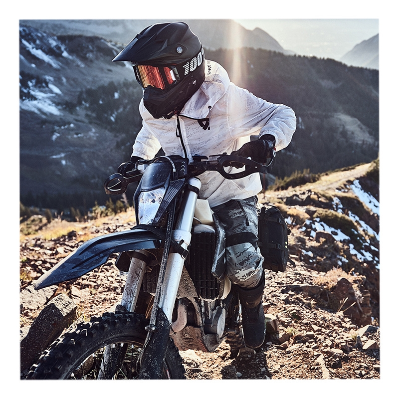 Revit Rain Smock Barrier Giacca da pioggia per moto Bianco