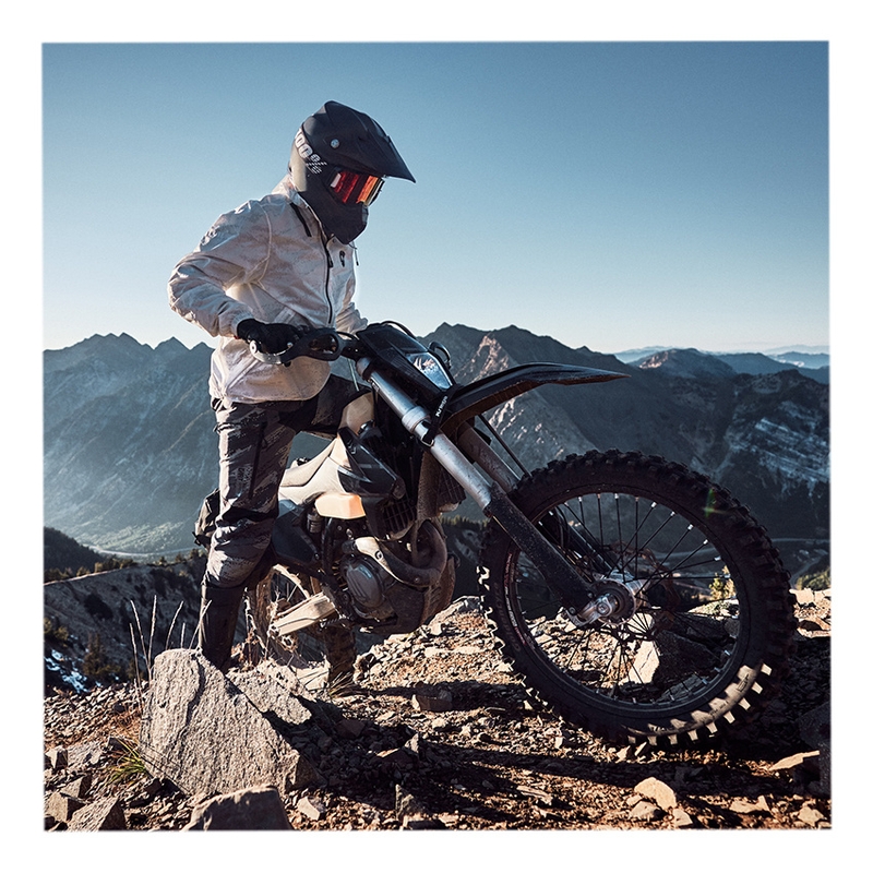 Revit Rain Smock Barrier Giacca da pioggia per moto Bianco