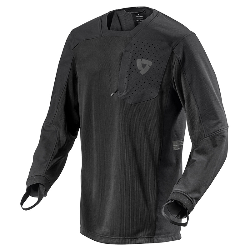 Maglia da motocross Revit Sierra nera