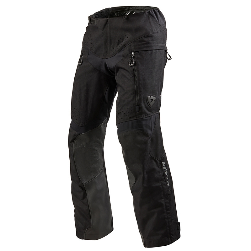 Pantaloni da moto Revit Continent neri estesi