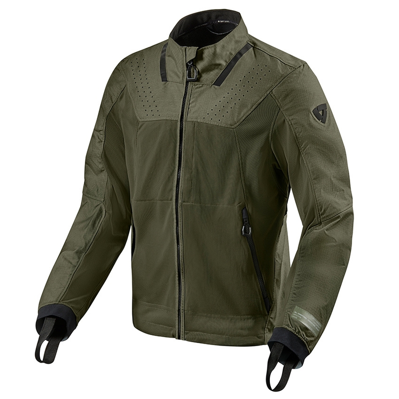 Giacca da moto Revit Territory verde scuro