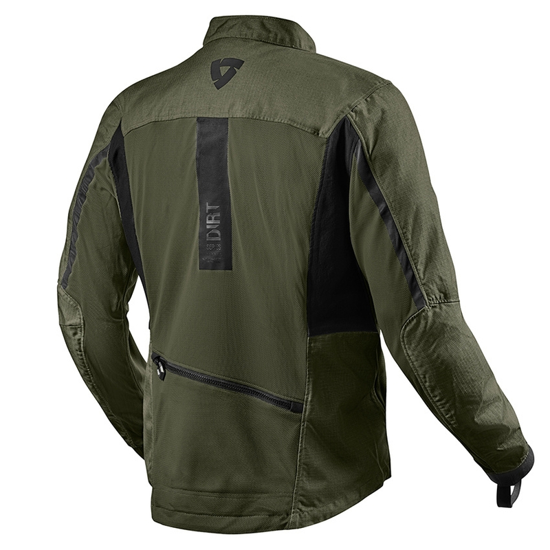 Giacca da moto Revit Territory verde scuro