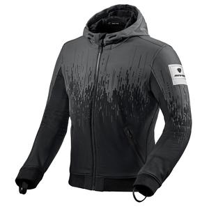 Giacca da moto Revit Quantum 2 WB bianca e nera Saldi