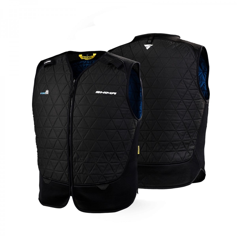Gilet di raffreddamento per moto Shima Hydrocool Hyper Kewl Nero