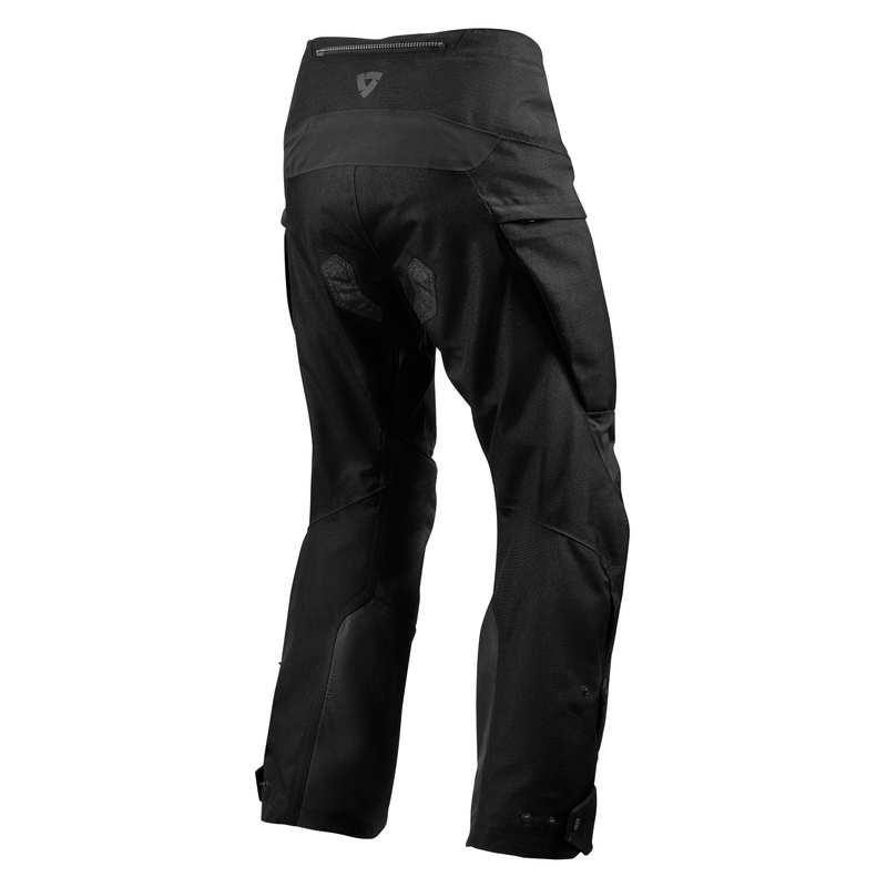 Pantaloni moto Revit Component H2O nero esteso