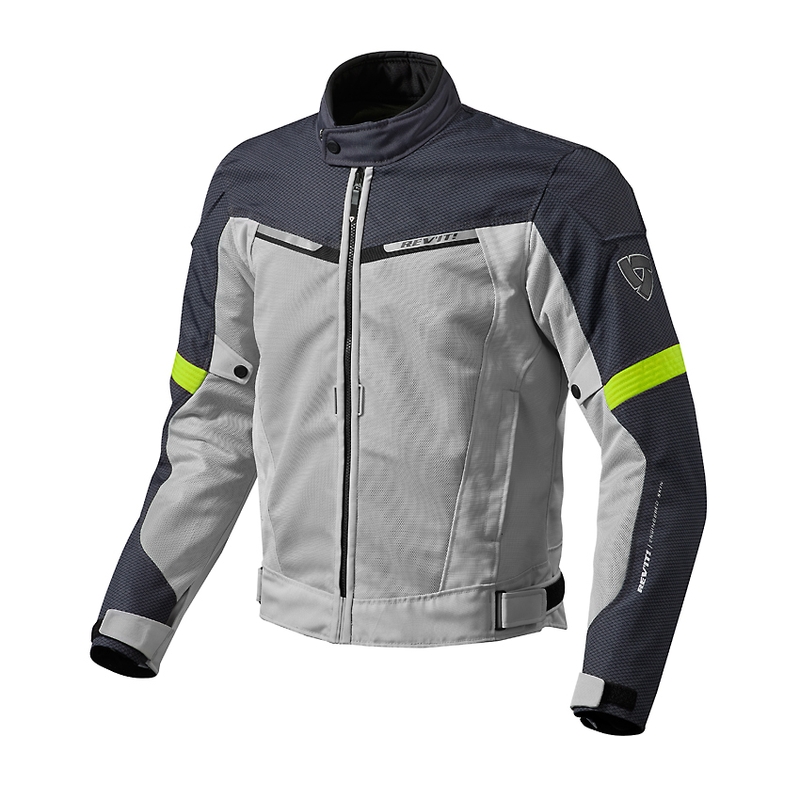 Moto bunda Revit Airwave 2 stříbrno-fluo žlutá výprodej