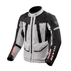 Giacca da moto Revit Sand 4 H2O argento-nero Saldi