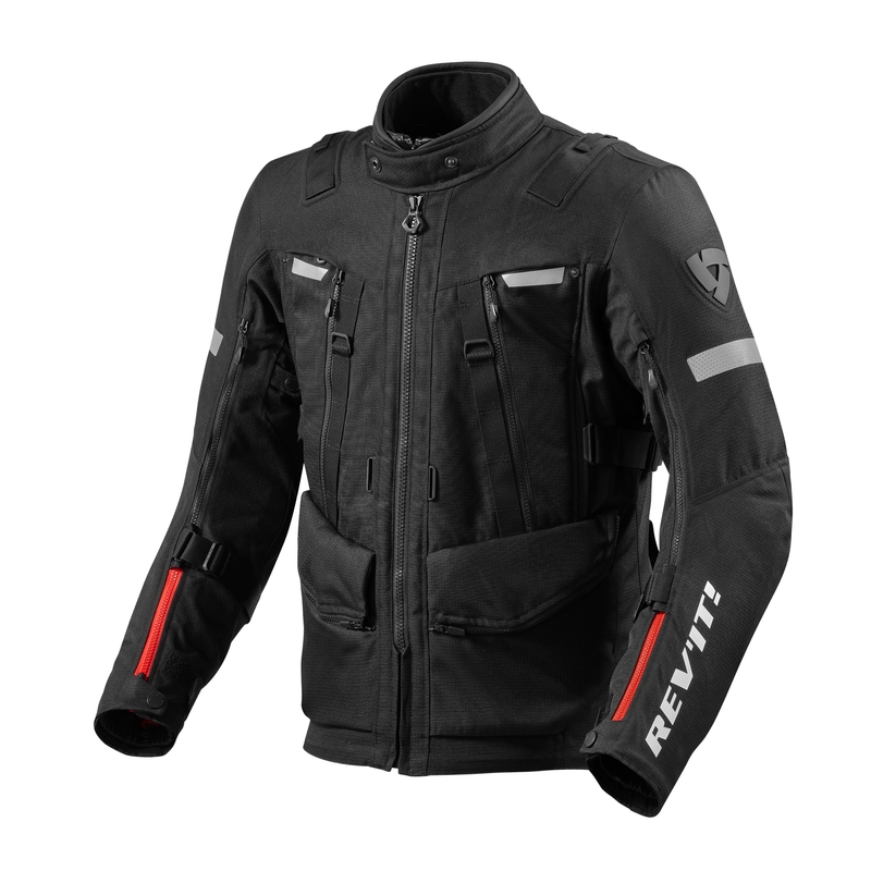 Giacca da moto Revit Sand 4 H2O nero Saldi