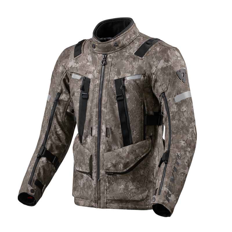 Giacca da moto Revit Sand 4 H2O marrone Saldi