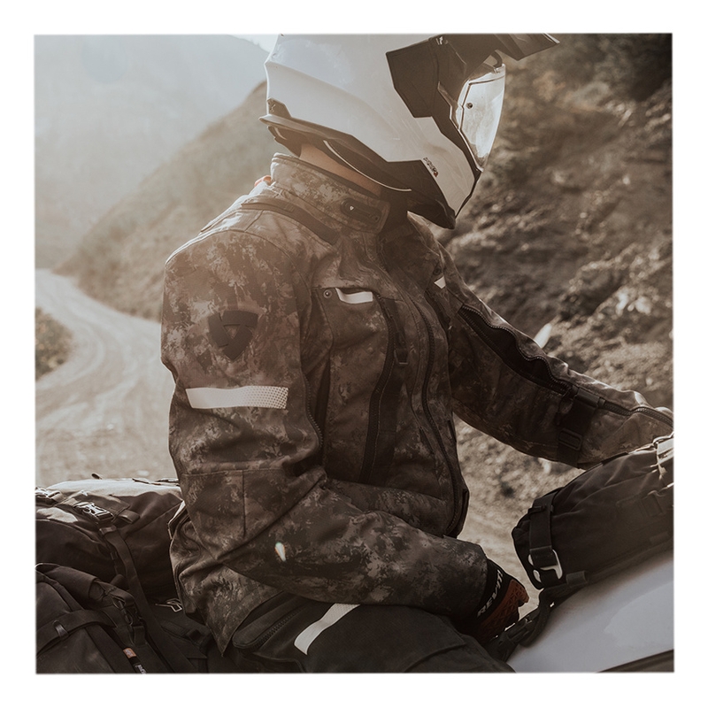 Giacca da moto Revit Sand 4 H2O marrone Saldi