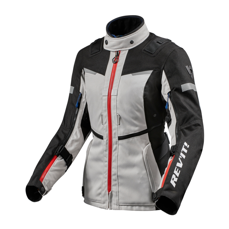Giacca moto Revit Sand 4 H2O da donna Argento e nero Saldi