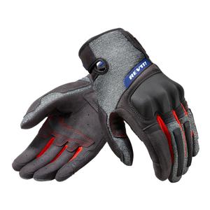 Guanti da moto Revit Volcano nero-grigio Saldi