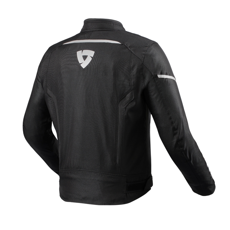 Giacca da moto Revit Sprint H2O bianca e nera Saldi