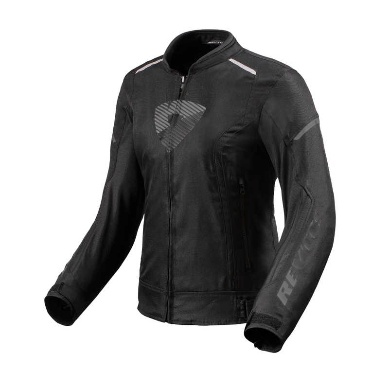 Giacca da moto Revit Sprint H2O Donna Nero-Grigio Saldi