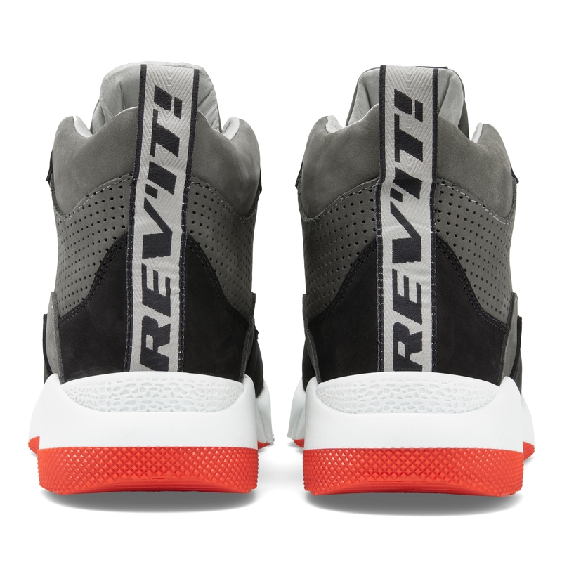 Stivali da moto Revit Astro nero-grigio-rosso fluo Saldi