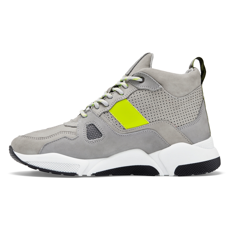 Scarpe moto Revit Astro grigio-beige-giallo fluo Saldi