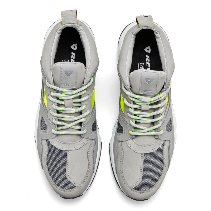 Scarpe moto Revit Astro grigio-beige-giallo fluo Saldi