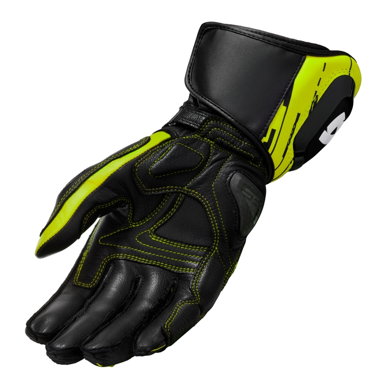 Guanti da moto Revit Quantum 2 nero-giallo fluo Saldi