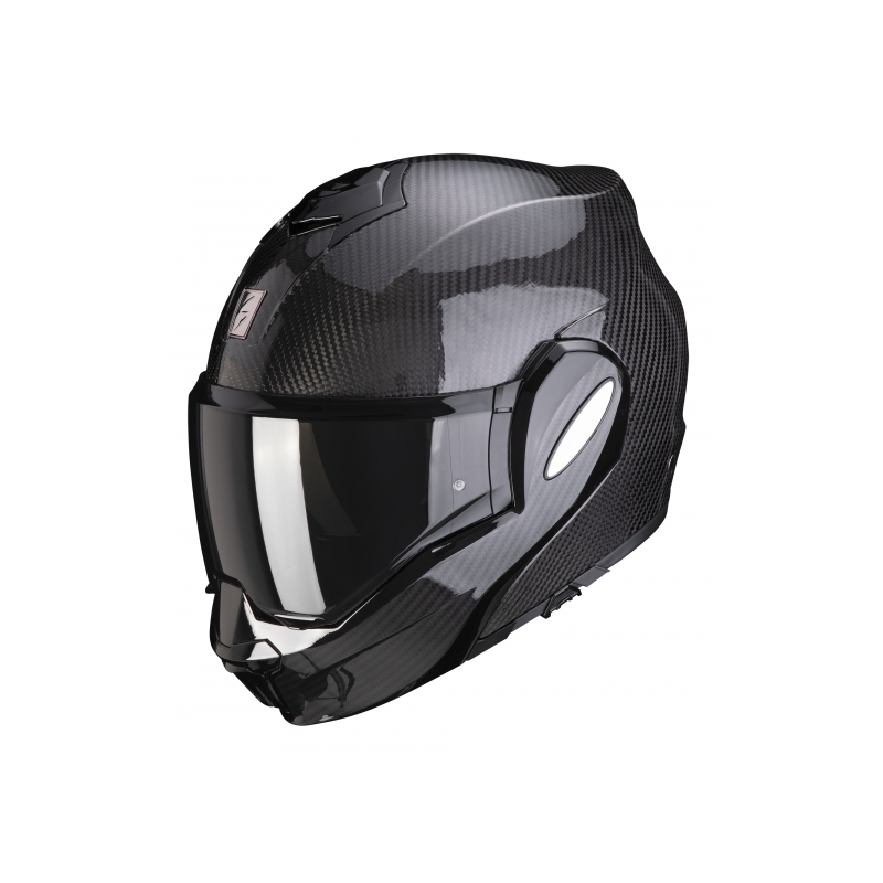 Překlápěcí přilba Scorpion EXO-TECH Carbon černá lesklá