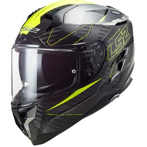 Casco moto integrale LS2 FF327 Challenger CT2 Fold nero-giallo fluo
