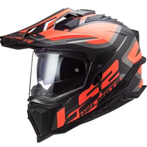 Casco Enduro LS2 MX701 Explorer Alter nero-arancio-grigio