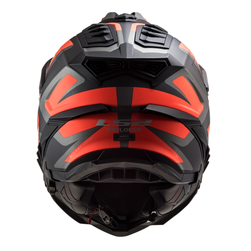 Casco Enduro LS2 MX701 Explorer Alter nero-arancio-grigio